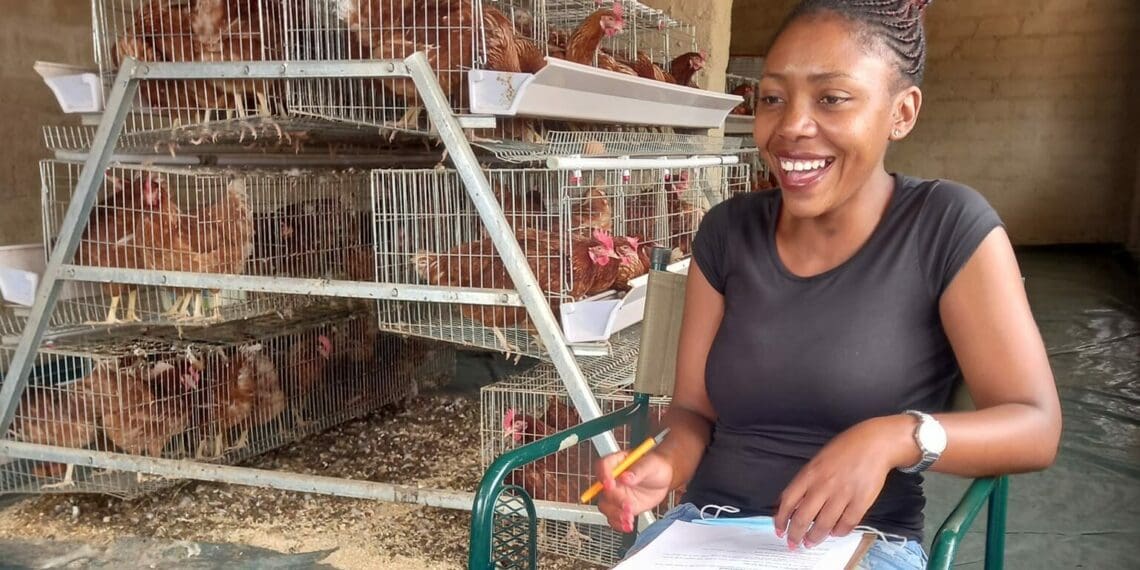 Mpumalanga farmer Lebogang Mashigo has seen many ups and downs since she first started Eggsellent in 2019. Photo: Supplied/Food For Mzansi