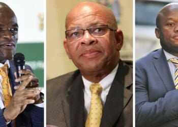 Northern Cape premier Zamani Saul, Limpopo Premier Stan Mathabatha, and KwaZulu-Natal Premier Sihle Zikalala. Photo: Supplied/Food For Mzansi