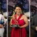Pictured from the left are Denise Stubbs, Carmen Stevens and Francois Viljoen. They are among the winners announced during the 2022 SA Wine Harvest Commemorative Event. Photos: Supplied/Food For Mzansi