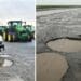 Free State farmers are growing increasingly fed up of the lack of road maintenance in their province. Photo: Supplied/Food For Mzansi