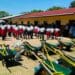 Minister of agriculture Thoko Didiza donated gardening tools and seedlings in Hammarsdale, KwaZulu-Natal as part her campaign to resuscitate school gardens. Photo: Supplied/Food For Mzansi