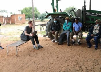The North West department of agriculture and rural development has collaborated with the University of Michigan from the United States of America to implement a renewable energy project and training facility at the Mahikeng-Kgora Farmer Training Centre. Photo: Supplied/Food For Mzansi
