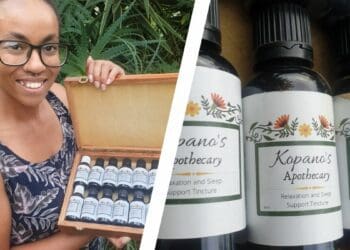 Kopano Makunyane started her journey into herbalism and skincare after experiencing a bad bout of eczema around her 25th birthday. She has developed her own range of three herbal remedies she sells under the Kopano's Apothecary brand