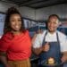 In episode 1 of “Homegrown Tastes South Africa” the award-winning chef and TV host Lorna Maseko visited chef Siya Kobo where they tried her signature kota dish. Photo: Supplied/Food For Mzansi