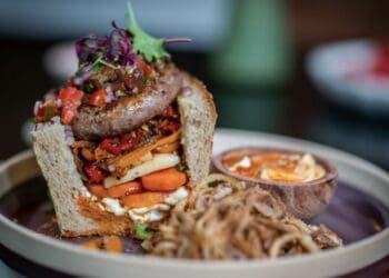 South Africans love kotas! This hollowed out quarter loaf of bread was filled with a variety of delicious ingredients prepared by chef Siya Kobo who is featured on Homegrown Tastes South Africa, a new DStv show. Photo: Supplied/Food For Mzansi