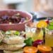 On this week’s episode of “Homegrown Tastes South Africa”, chef Lorna Maseko prepares a crusted carpaccio with honey vinaigrette, garlic and herb bruschetta and marinated olives. Photo: Supplied/Food For Mzansi