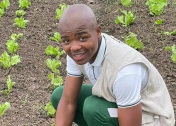Make small moves while thinking big, advises KwaZulu-Natal farmer Sithembiso Thwala. He learnt everything about agriculture from his late grandmother, Lindeni Ngcobo. Photo: Supplied/Food For Mzansi