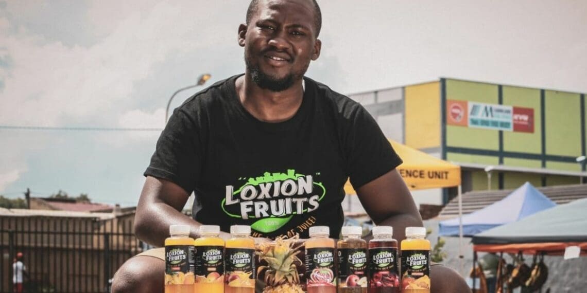 Lungelo Mgaga, co-founder of Loxion Fruits Beverages. Photo: Supplied/Food For Mzansi
