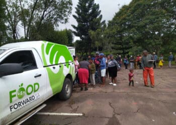 FoodForward SA is already distributing food donations to residents of some flood-damaged parts of KwaZulu Natal. Photo: Supplied/FoodForward SA