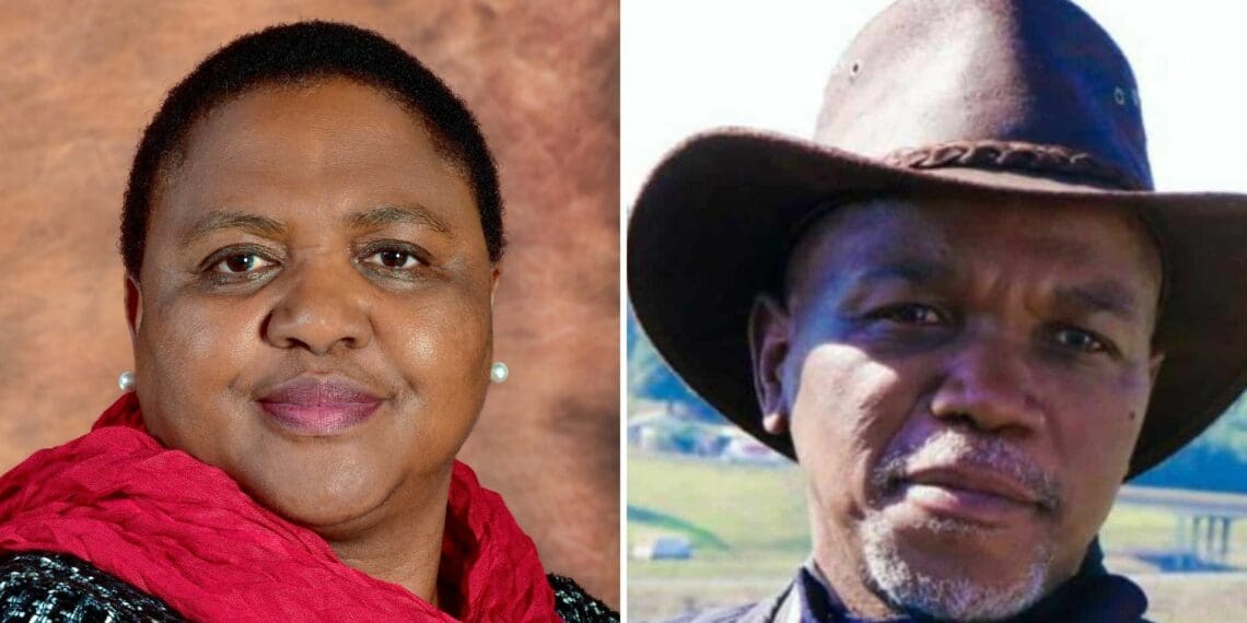 Minister of agriculture, land reform and rural development Thoko Didiza and Afasa chairperson AJ Mthembu. Photos: Supplied/Food For Mzansi