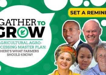 Agriculture events: Don't miss Food For Mzansi's Gather To Grow session on Twitter this Wednesday at 18:00, when industry leaders unpack the impact of the newly signed Agriculture and Agro-processing Master Plan (AAMP). Image: Food For Mzansi