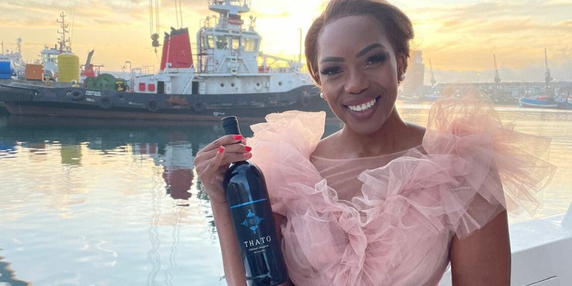 Thato Montse, founder of Thato Wines. Photo: Supplied/Food For Mzansi