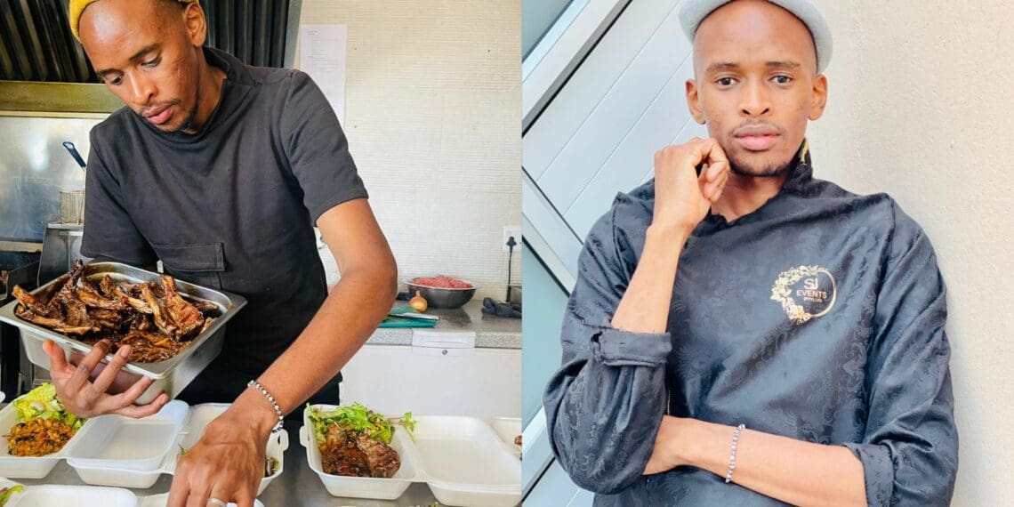 Siyanda SJ Jayiya is the founder of Sj Events Managers and offers his services as a private chef and catering events in Cape Town. Jayiya describes his food as a fusion of African and Western cuisines. Photo: Supplied/Food For Mzansi