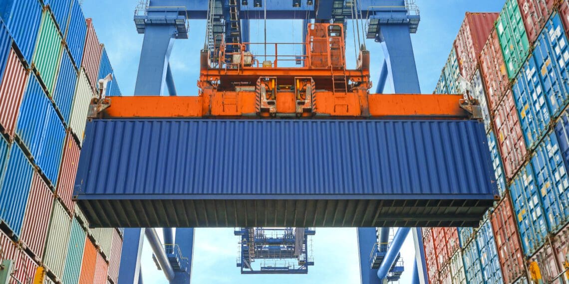 Many empty shipping containers are "trapped" in congested ports, according to the World Shipping Council. Photo: Supplied/Food For Mzansi