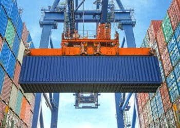 Many empty shipping containers are "trapped" in congested ports, according to the World Shipping Council. Photo: Supplied/Food For Mzansi