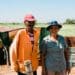 Hendrick Haas and Anna Cloete members of the Kenhardt cooperative believes that they are the game changers in terms of food security in their area. Photo: Supplied/Aisling Phillips