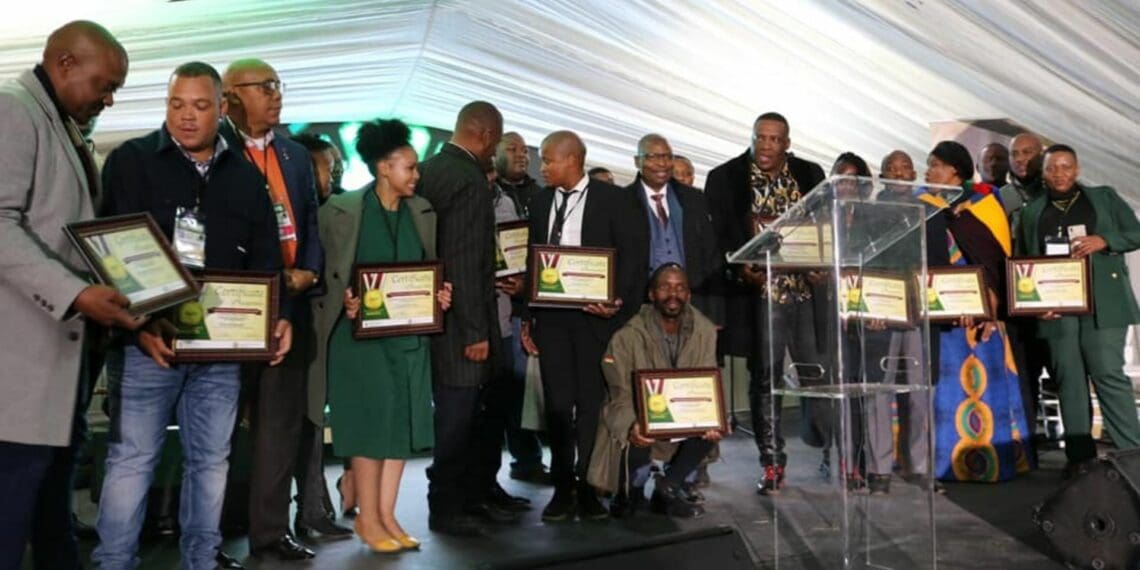 The young farmers of the Free State who were rewarded for their hard work in agriculture at the 2022 Youth in Agriculture, Forestry and Fisheries Awards. Photo: Supplied/Food For Mzansi