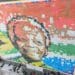 A view from above on the mosaic created entirely out of cans of food at Cape Town's CTICC. Photo: Supplied/Food For Mzansi