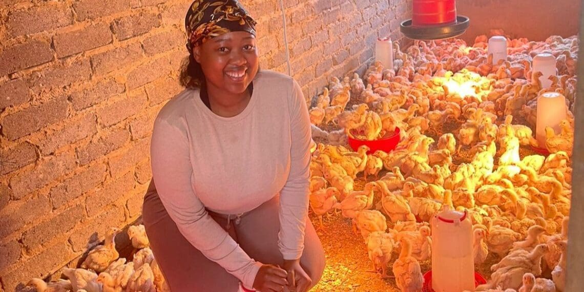 Dimakatso Makgoe-Mabheju, a former engineer turned chicken farmer, is one of the extraordinary women selected for the Corteva Women Agripreneur 2022 programme. Photo: Supplied/Food For Mzansi
