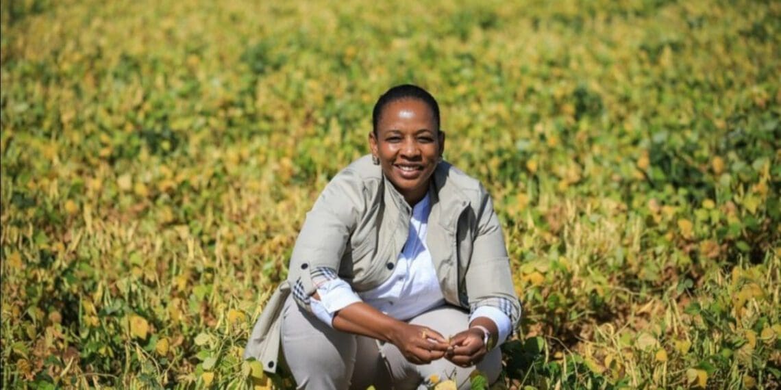 Lusanda Moletsane, owner of Khumo Ea Tsabo, is one of Tiger Brands' most successful women agriculture aggregators. Photo: Supplied/Food For Mzansi