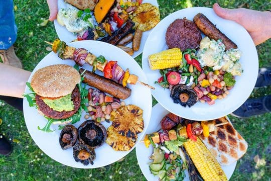 Delicious plant-based braai food at previous braai events held by ProVeg South Africa. Photos: Supplied/Leozette Roode