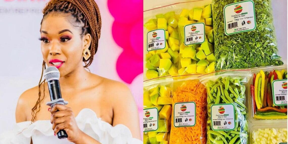 Botshelo Charmain Huma is the founder of Ready Chopped Veggies. Photo: Supplied/Food For Mzansi