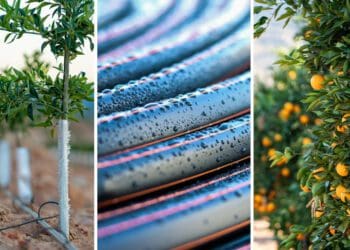 Even though many fundamentals remain the same, some aspects of orchard irrigation differ from open field irrigation and need a long-term approach. Photo: Supplied