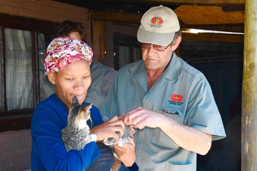 Provinces the country conduct regular rabies vaccination drives. This photo was taken during a recent drive in the Northern Cape. Photo: Supplied