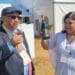 Western Cape agriculture MEC Dr Ivan Meyer and Thokozani Wines managing director Denise Stubbs during a recent trade mission to Mozambique. Photo: Supplied/Thokozani Wines