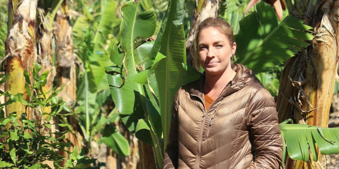 North Coast macadamia and banana farmer Tammy Williams. Photo: Supplied/Kwanalu