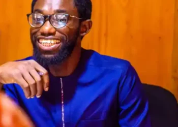 The award-winning Nigerian farmer Samson Ogbole, who did not initially want to be a farmer, incorporates technology, science and agriculture to end hunger. Photo: Supplied/FoodForAfrika.com/Food For Mzansi