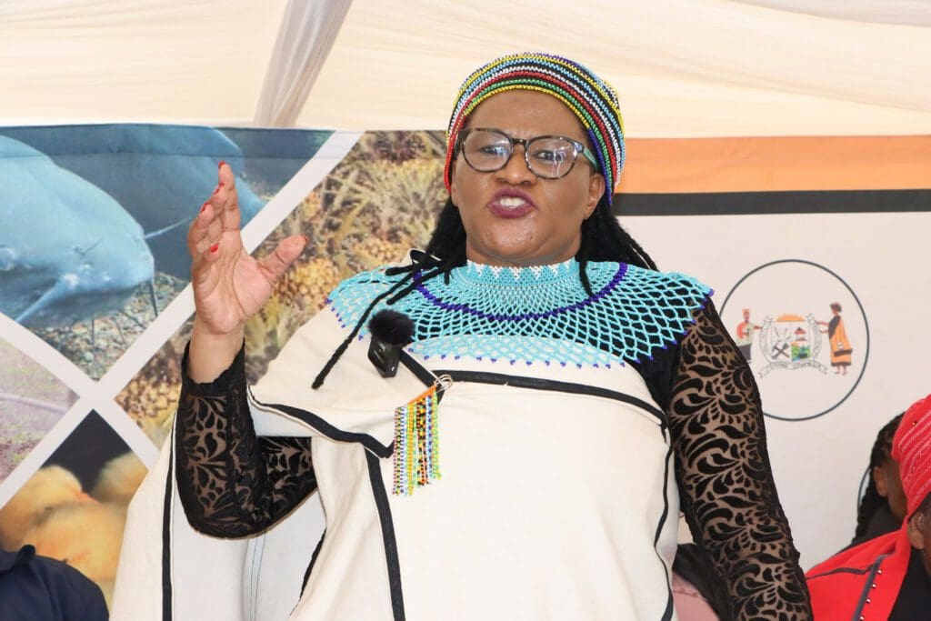 Wool production: Nonkqubela Pieters, the MEC for rural development and agrarian reform in the Eastern Cape. Photo: Supplied/Food For Mzansi