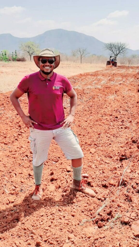 Dibesho Serage on his farm in Zebediela in Limpopo. Photo: Supplied/Food For Mzansi