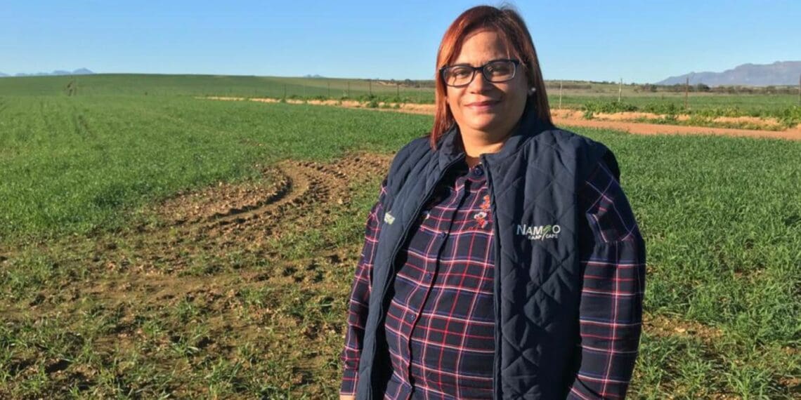 Alfreda Mars, an award-winning grain and sheep farmer. Photo: Food For Mzansi