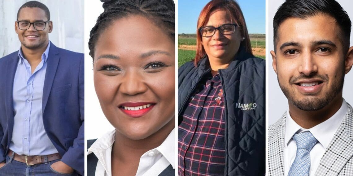 On the programme for Food For Mzansi’s Farmer’s Inside Track Summit are Byron Booysen, Unati Speirs, Alfreda Mars and Uzair Essack. Photos: Supplied/Food For Mzansi