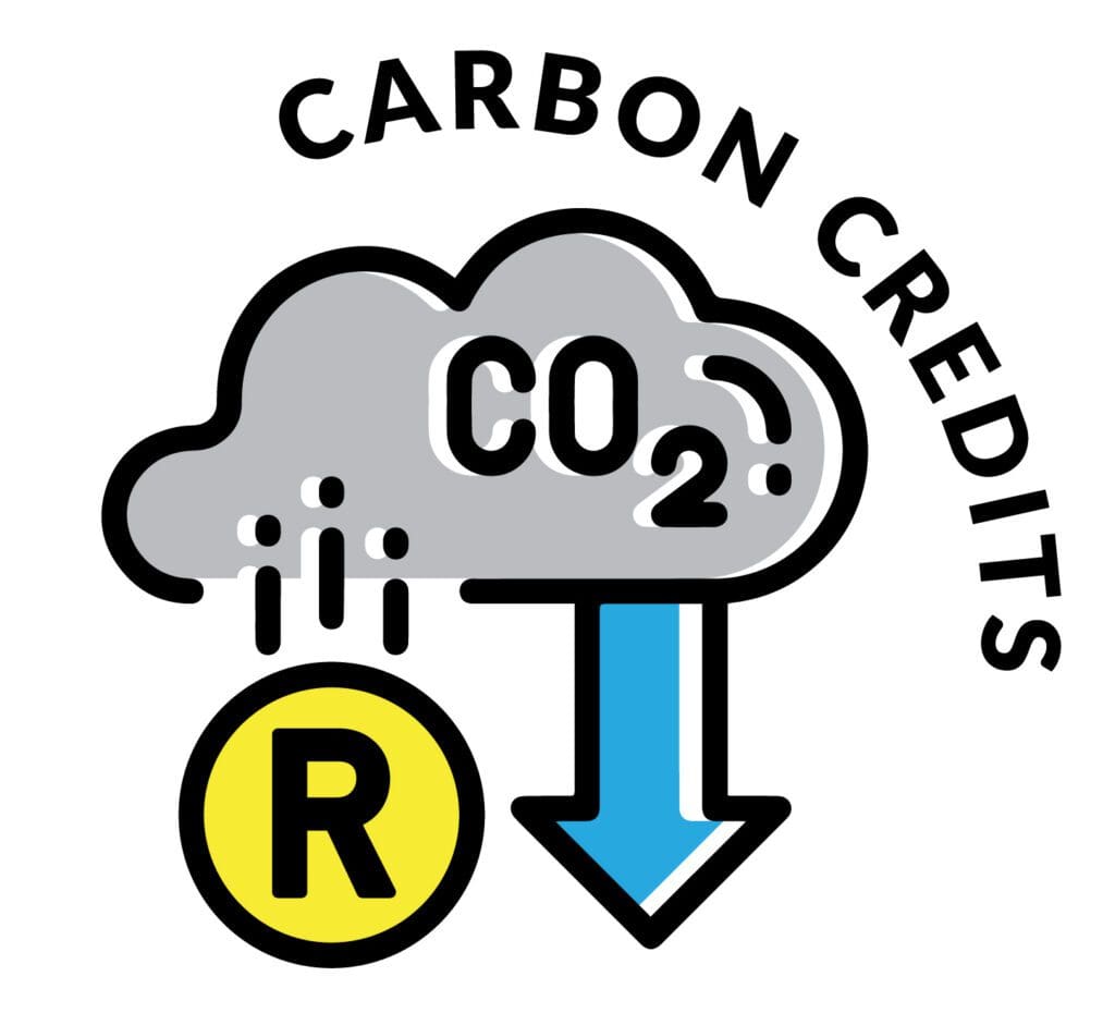 The two terms tend to be used interchangeably, but technically carbon credits refer to those traded in formal carbon markets like the California Carbon Market and European Union Emissions Trading System while offsets are used in the voluntary carbon market. Formal carbon markets involve emissions being allocated by a government body to polluters who can then either sell surplus allocations or buy credits to balance their allocation.