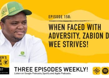 The foundation laid by the tenacious women who raised him, is how livestock farmer Zabion de Wee is able to transform the agricultural sector as John Deere’s business development manager for Africa and the Middle East. Photo: Supplied/FoodForMzansi
