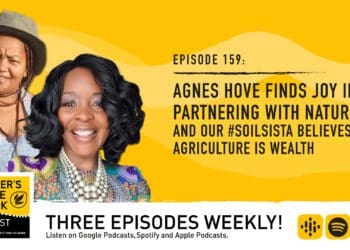 In this episode of Farmer’s Inside Track, Agnes Hove, talks transitioning from corporate to finding joy in partnering with nature and more about her work as a director of African Women in Agriculture. Photo:Supplied/FoodForMzansi