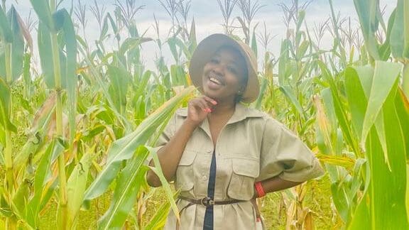 Fertiliser prices: Minky Kgopa a maize and sunflower farmer from North West. Photo: Food For Mzansi