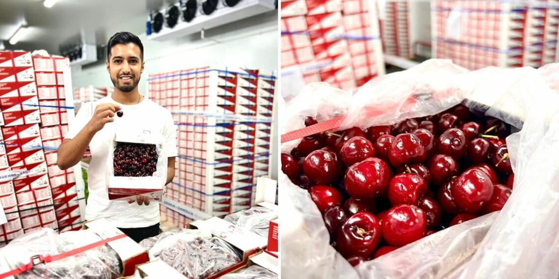 Western Cape fruit exporter and managing director at Riypm Uzair Essack, tells Food For Mzansi journalist Tiisetso Manoko that airfreight has not only become a better alternative, but something that all farmers need to look at if they want to stay relevant. Photo: Supplied/FoodForMzansi