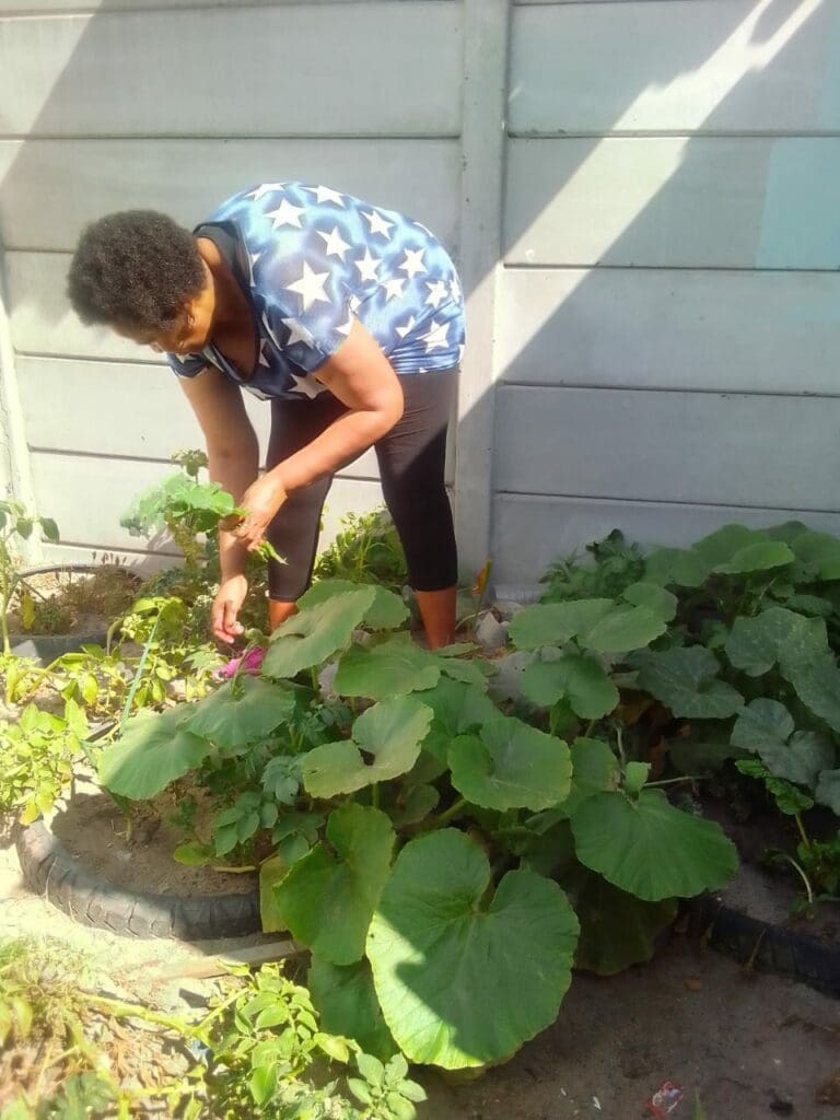 Domestic worker finds beauty in growing food