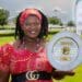 Nompe Zim, a diary farmer from the Free State scooped her fourth small-scale master diary award, dedicating all the hard work to her late father. Photo/Supplied.