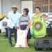 Two of the beneficiaries with the national minister of agriculture, Thoko Didiza. Photo: Supplied/DALRRD