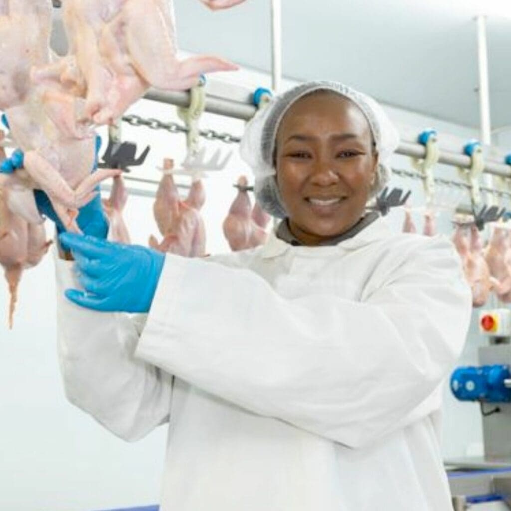 Lebogang Mokwene is a poultry farmer and co-owner of Phetego Farmin Enterprise. Photo: Supplied/Lebogang Mokwene