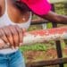 Communal land in South Africa is mostly rural territory owned by the government and administered through a tribal authority. Pictured is North West farmer Mmadipilo Letlape. Photo: Supplied/Food For Mzansi