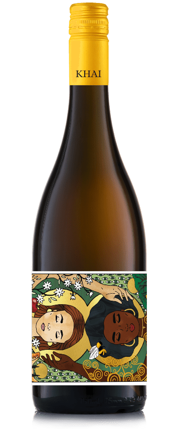 The 2022 Khai White Blend, a powerful blend of 80% Chenin blanc and 20% Semillon. Photo: Supplied/Food For Mzansi