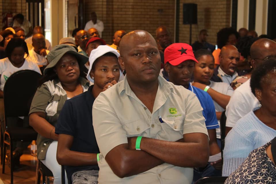 MEC Thembeni Nxangisa met with farmers on Tuesday, 21 February at the IPJ Hall in Glen, Free Stateto discusses load shedding. Photo: Supplied/FS department of agriculture