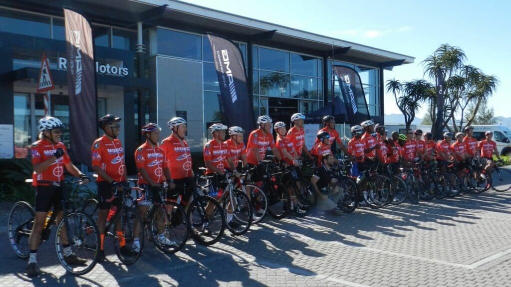 28 cycling enthusiasts will brave approximately 1 400km in aid of a hunger-free South Africa. Photo: Supplied/Meals on Wheels Community Services