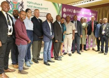 Officials from both the Department of Agriculture and Rural Development and the North West University after the signing of MOU ceremony. Photo: DARD