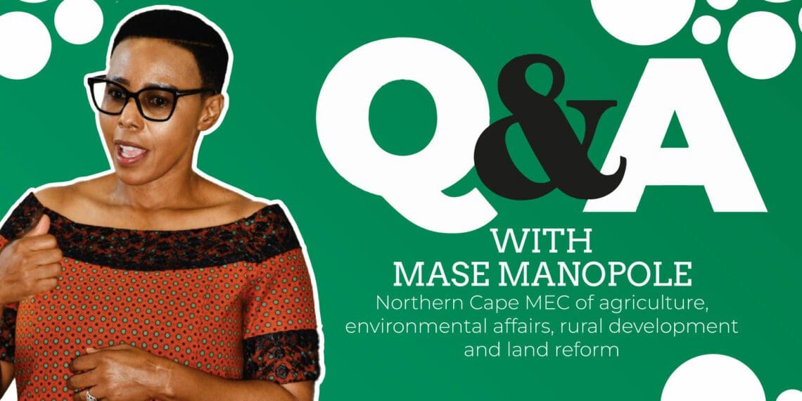 Northern Cape MEC of agriculture, environmental affairs, rural development and land reform, Mase Manopole, has vowed to tackle farmer-related matters with urgency to ensure stable food security. Photo: Food For Mzansi